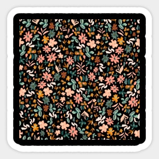 Ditsy autumn flowers Sticker